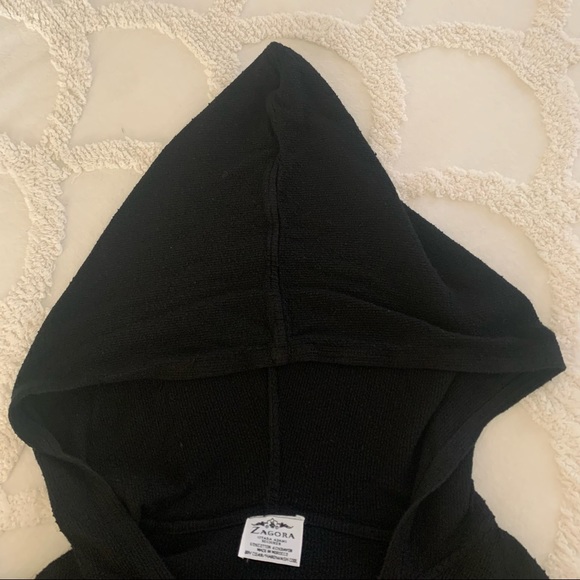 Zagora, HOODED Caftan, Cover Up, Loungewear, Robe ~ Vintage Lux - Picture 14 of 16